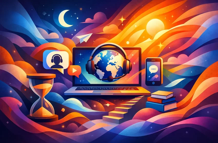 كم يستغرق تعلم الانجليزية اونلاين فعلاً؟