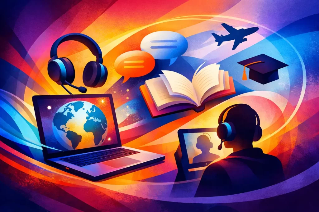 كيف تختار دورة انجليزي للمبتدئين اونلاين